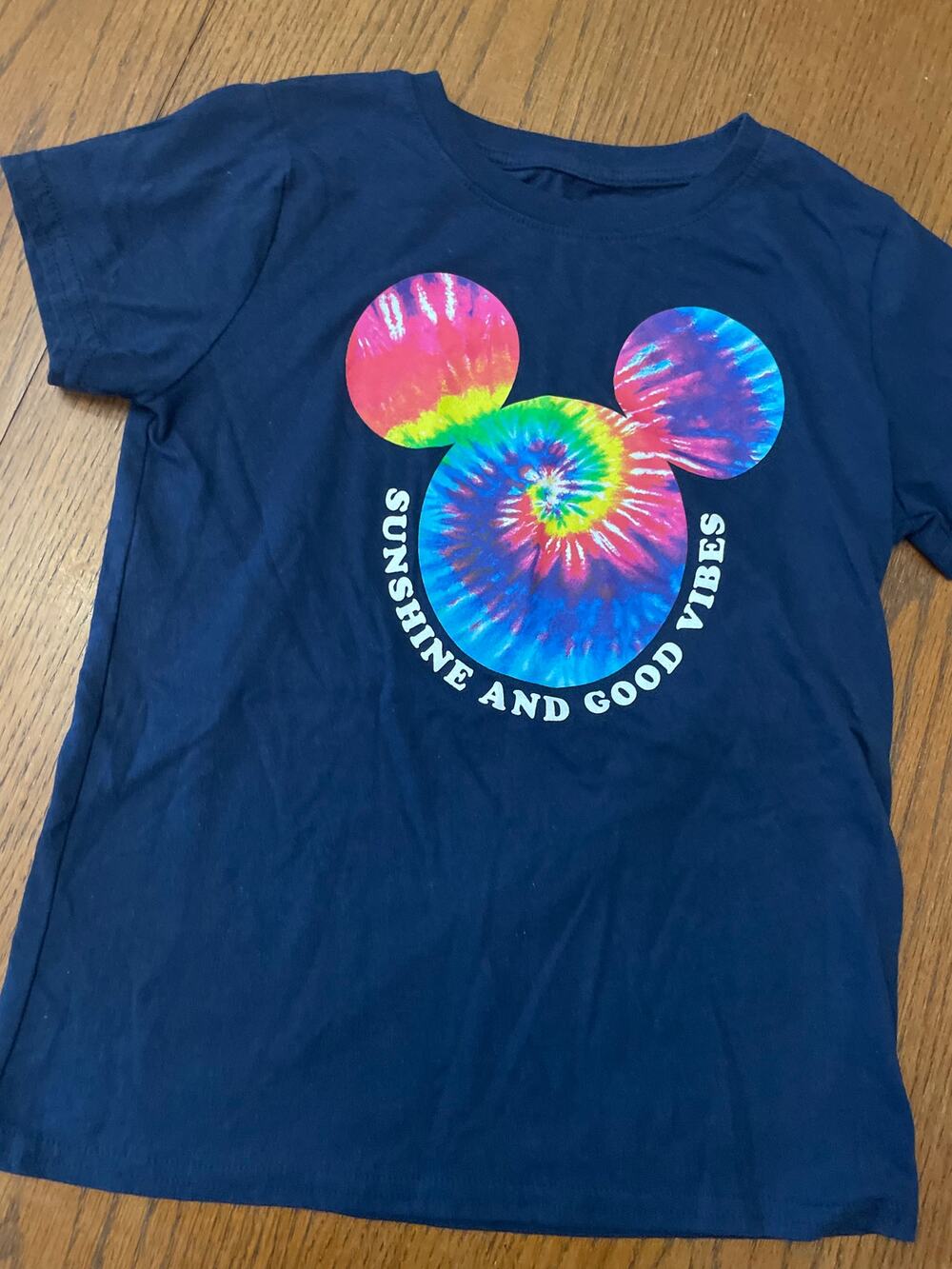 Disney Celebrate Together Tye Dye Mickey Shirt Kids L